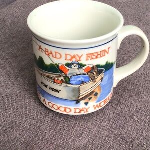 Fishing fisherman sport Collectors mug cup gift